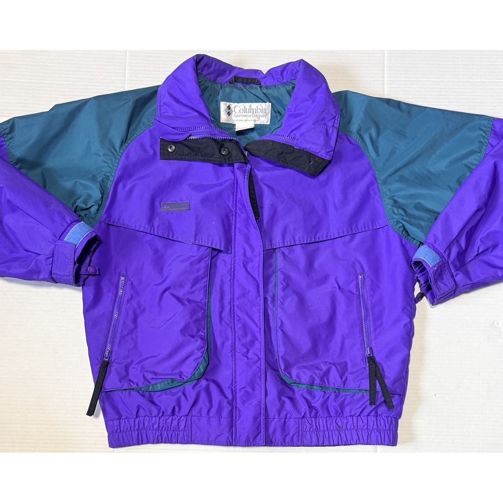 COLUMBIA - Women's Vintage 90s Purple Powder Keg Lined Jacket - Size Large